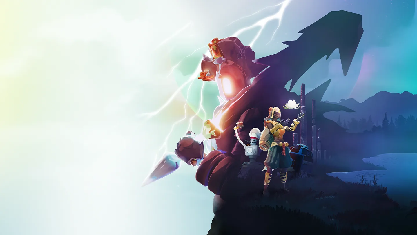 Seekers of the Storm promotional illustration with Seeker, CHEF and False Son